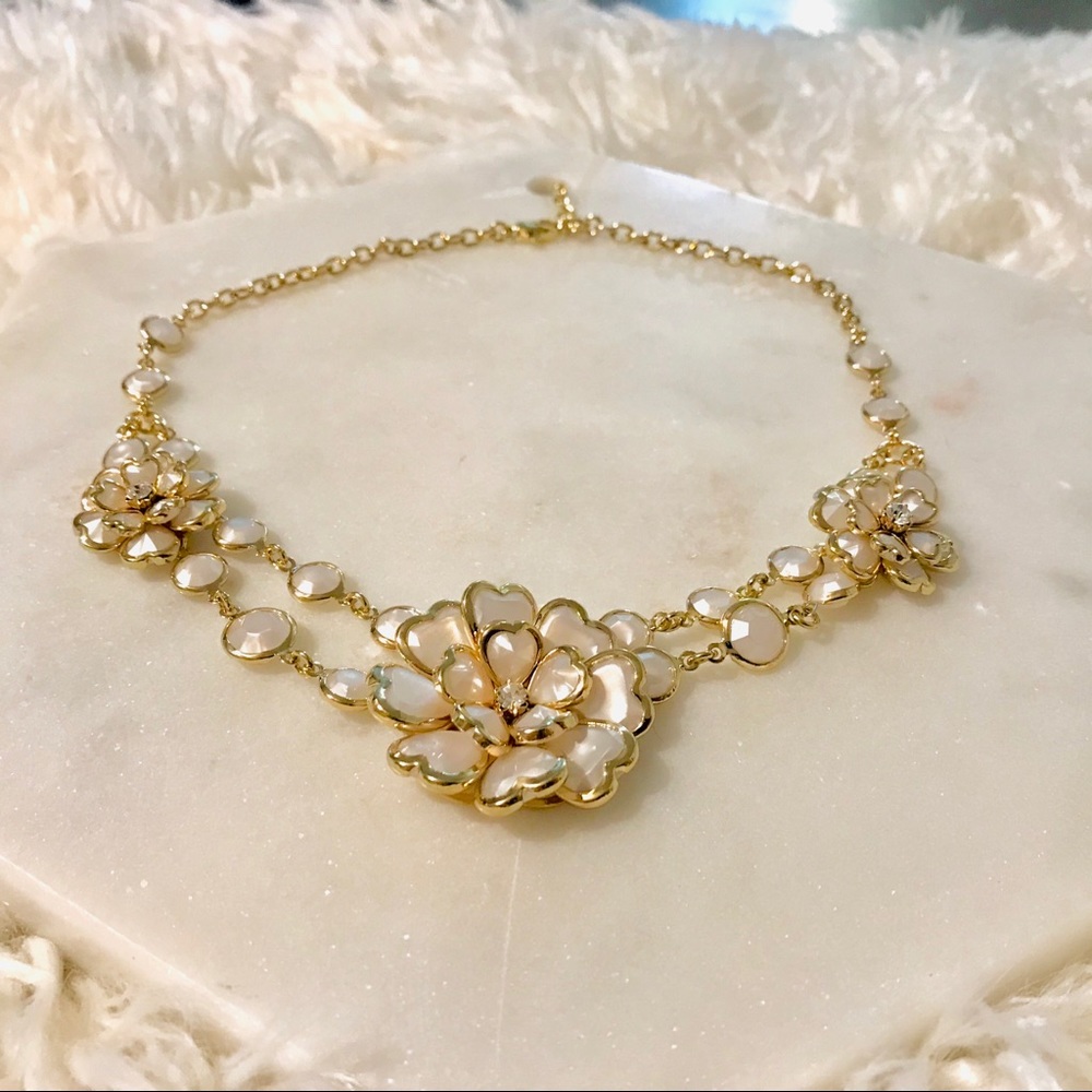 Rose Golden Flower Necklace